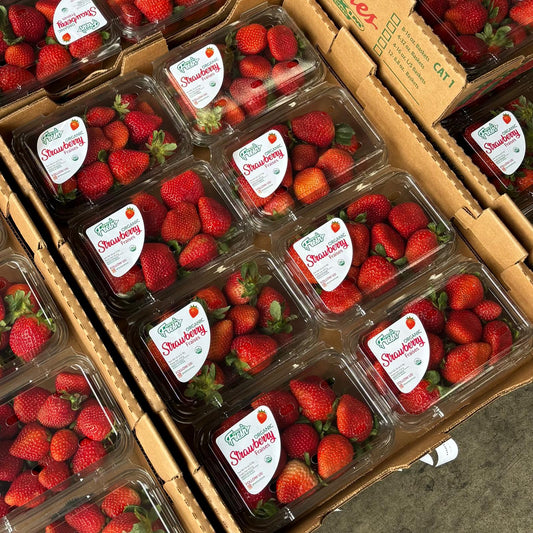 Organic Strawberry Box (8.0 lbs)